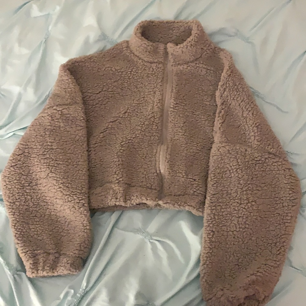 Soft sweater crop top